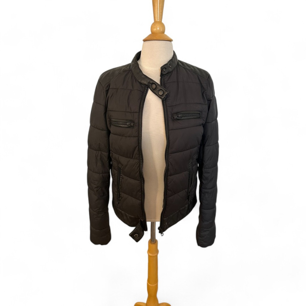 Women's Joe Fresh Black Puffer Jacket Size S
